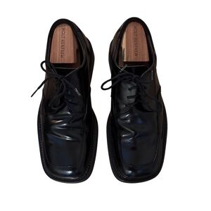 Aldo Y2K Black Men's Square-Toe Dress Shoes